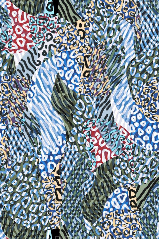 抽象印花华亿平台图片