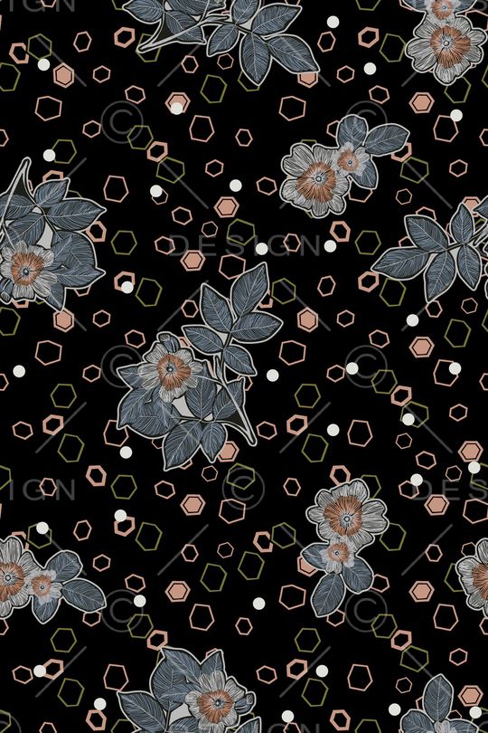 几何印花华亿平台图片