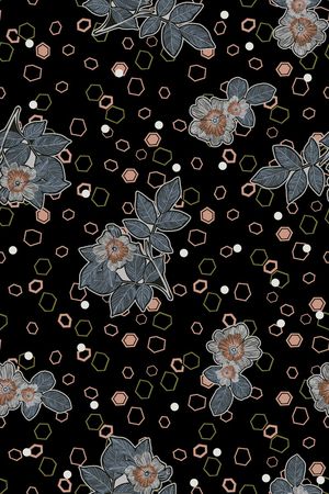 几何印花华亿平台图片