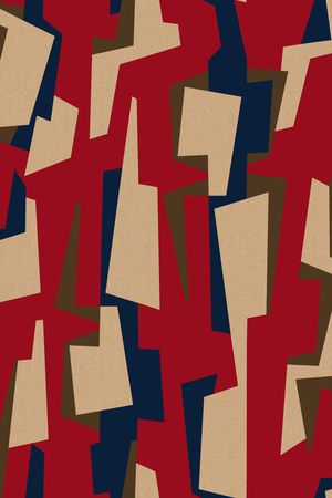 几何印花华亿平台图片