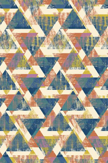 三角形印花华亿平台图片