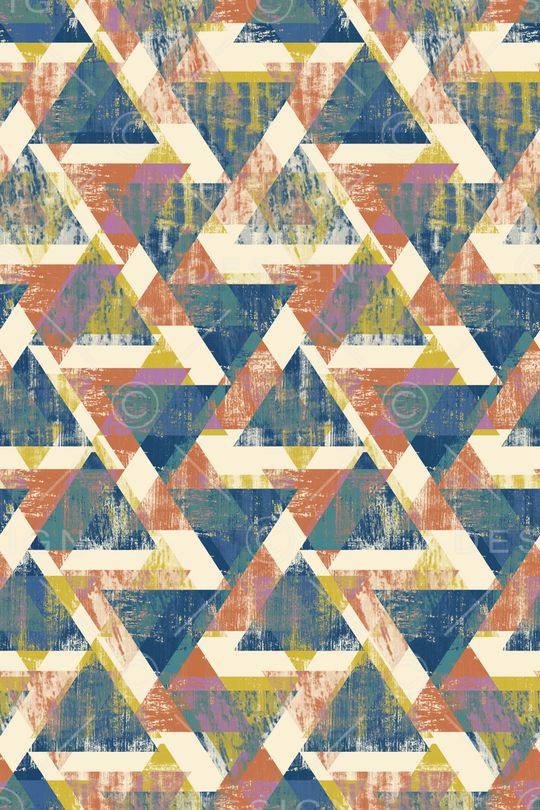 三角形印花华亿平台图片