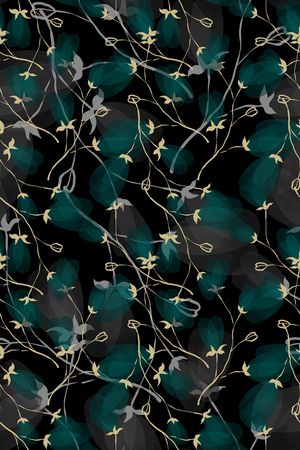 真丝印花华亿平台图片