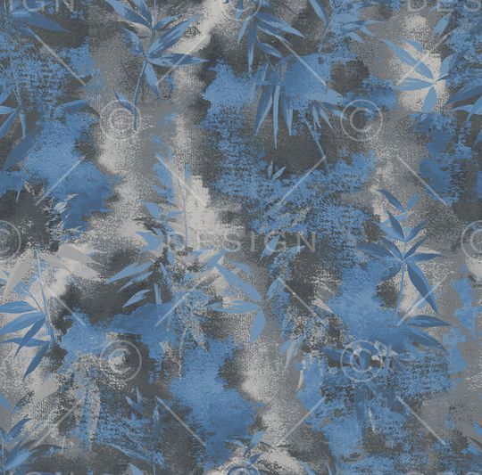 蓝色印花华亿平台图片