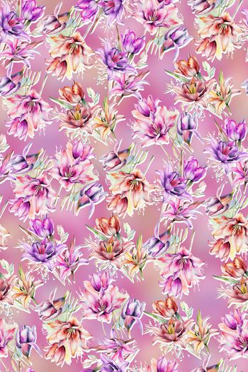 剪影印花华亿平台图片