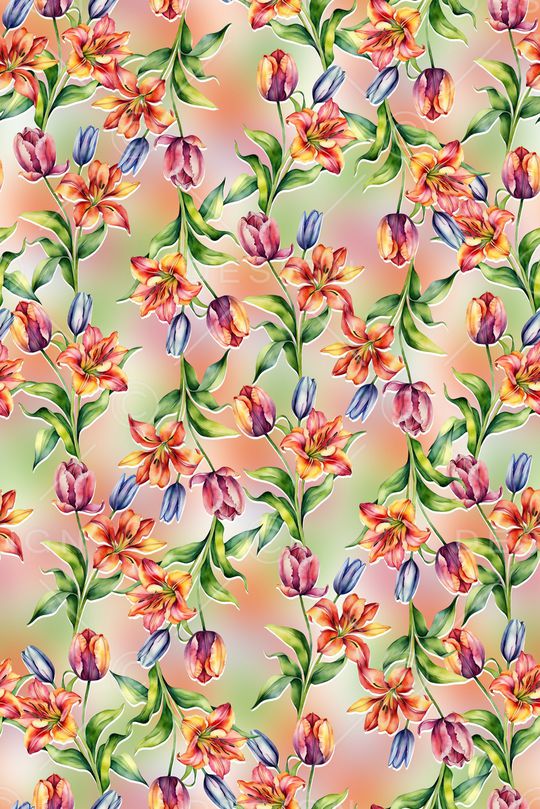 剪影印花华亿平台图片