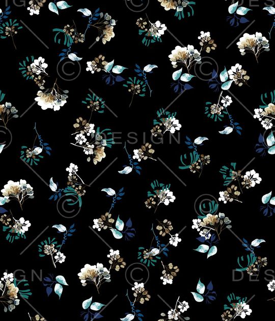 小碎花印花华亿平台图片