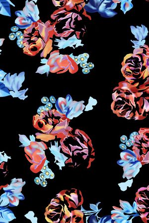 抽象印花华亿平台图片