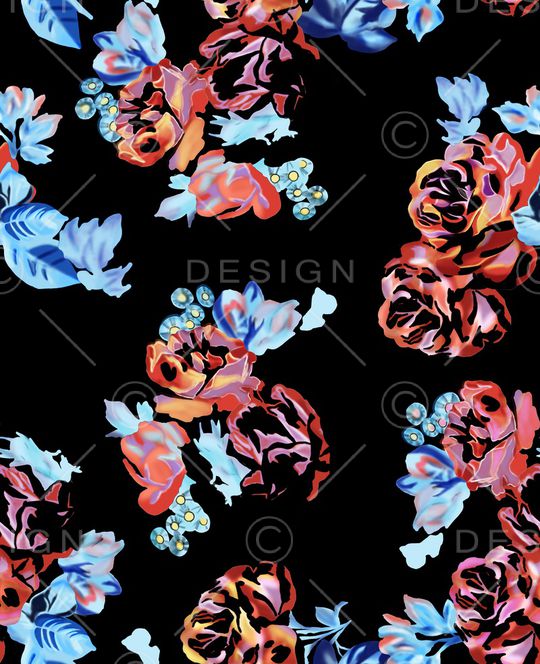 抽象印花华亿平台图片