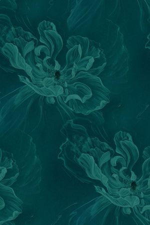 线条花卉印花华亿平台图片