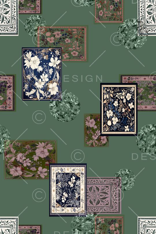 真丝印花华亿平台图片