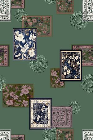 真丝印花华亿平台图片