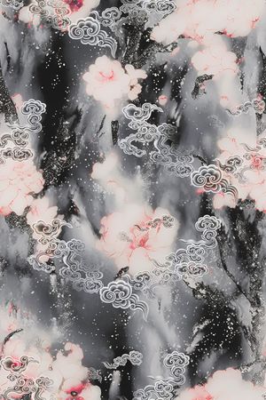 旗袍印花华亿平台图片