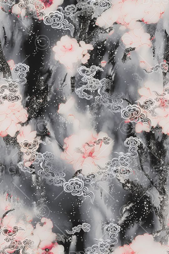 旗袍印花华亿平台图片