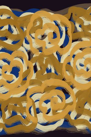 抽象印花华亿平台图片