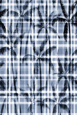 格子印花华亿平台图片