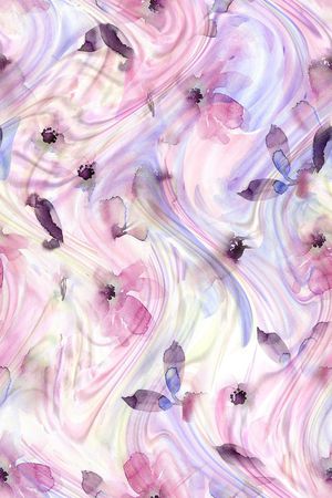 水彩印花华亿平台图片