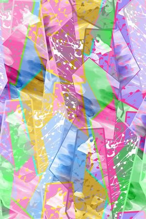 几何印花华亿平台图片