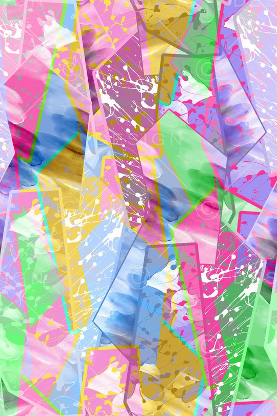 几何印花华亿平台图片