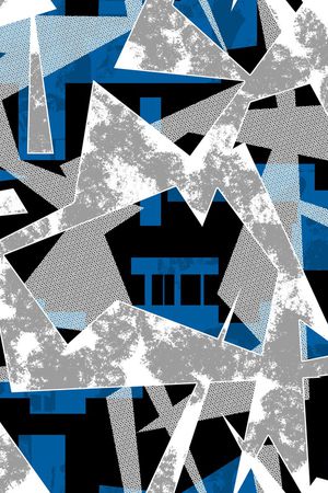 几何印花华亿平台图片