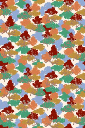 笔触印花华亿平台图片