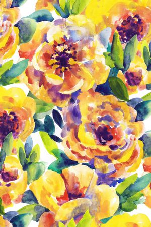 水彩印花华亿平台图片