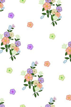 小清新印花华亿平台图片