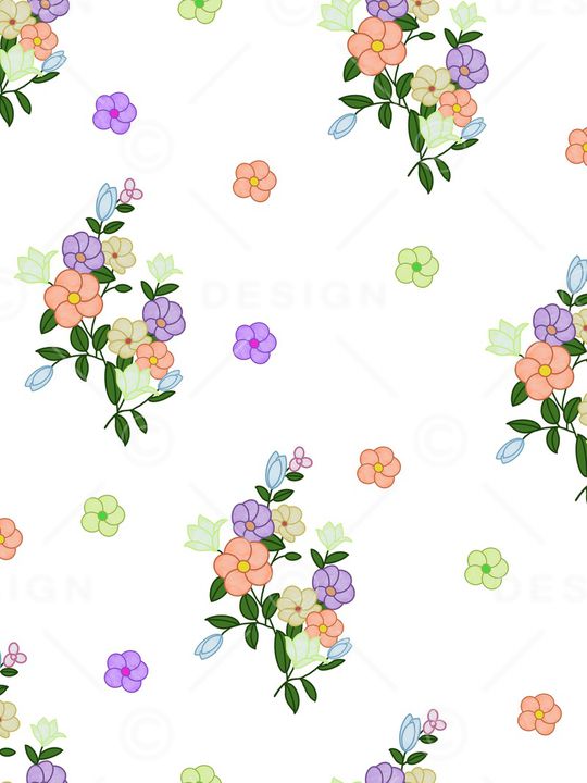 小清新印花华亿平台图片