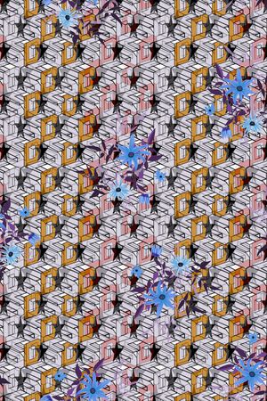 格子印花华亿平台图片