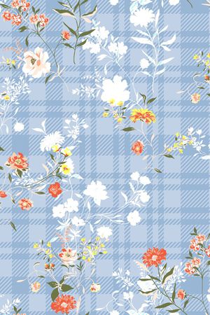 小清新印花华亿平台图片