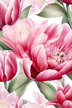 郁金香印花华亿平台图片