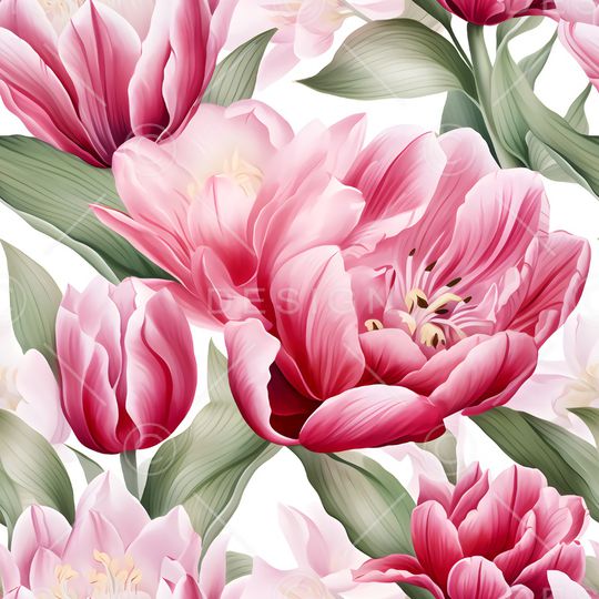 郁金香印花华亿平台图片