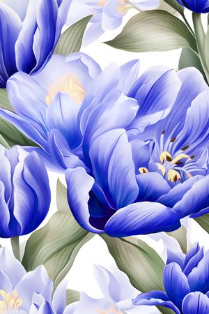 郁金香印花华亿平台图片