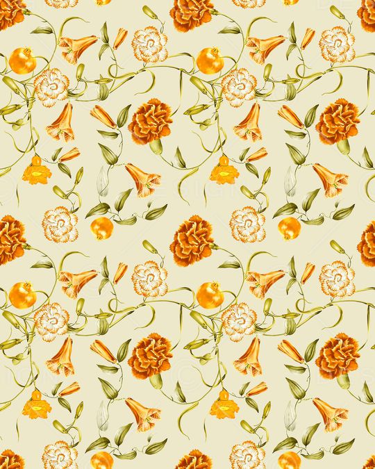 郁金香印花华亿平台图片