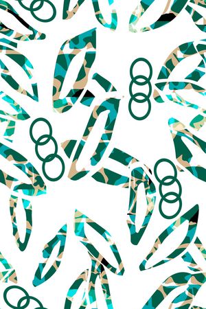 抽象印花华亿平台图片