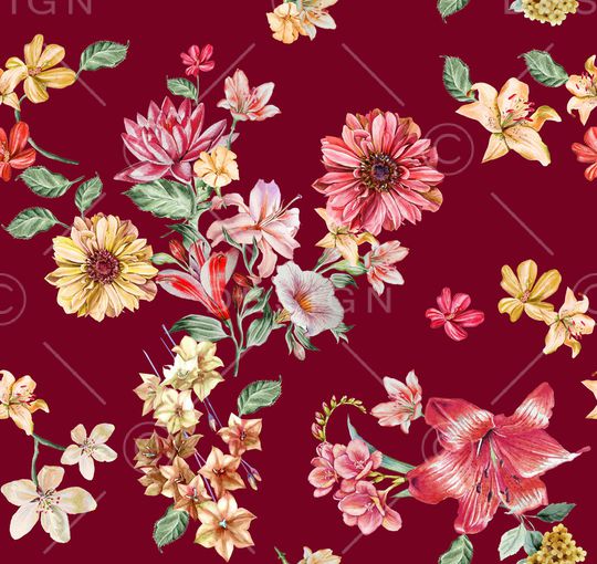 水彩印花华亿平台图片