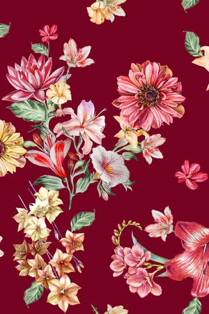 水彩印花华亿平台图片