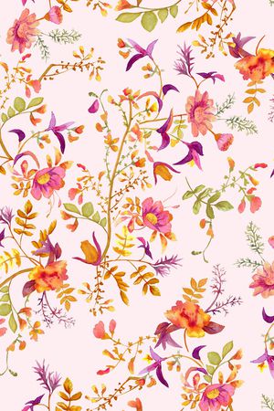 小碎花印花华亿平台图片