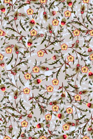 满版散花印花华亿平台图片