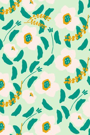 小清新印花华亿平台图片