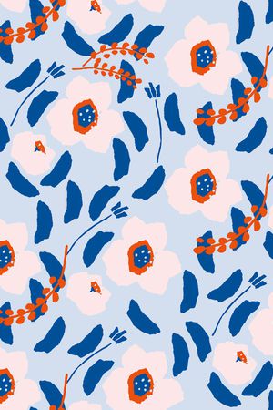 小清新印花华亿平台图片