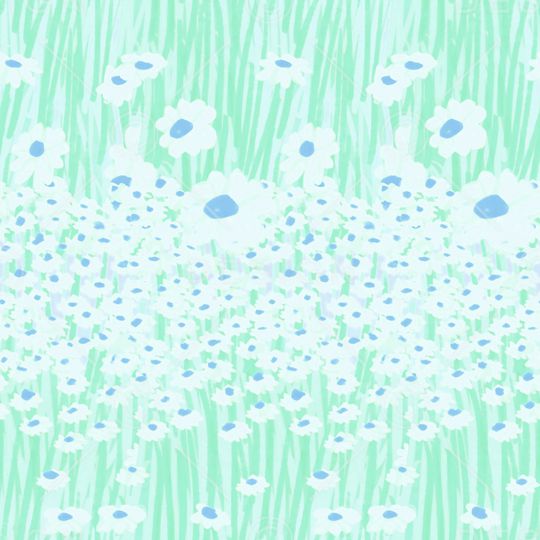 绿色系印花华亿平台图片