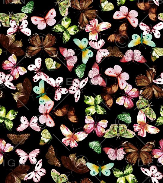 手绘花卉印花华亿平台图片