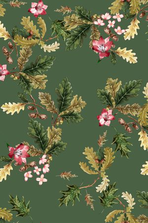 手绘花卉印花华亿平台图片