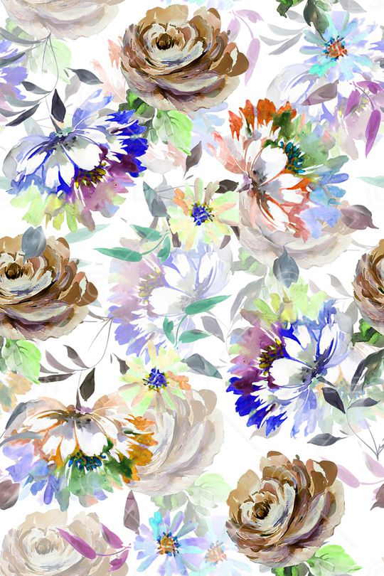 水彩印花华亿平台图片