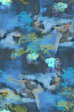 祥云印花华亿平台图片