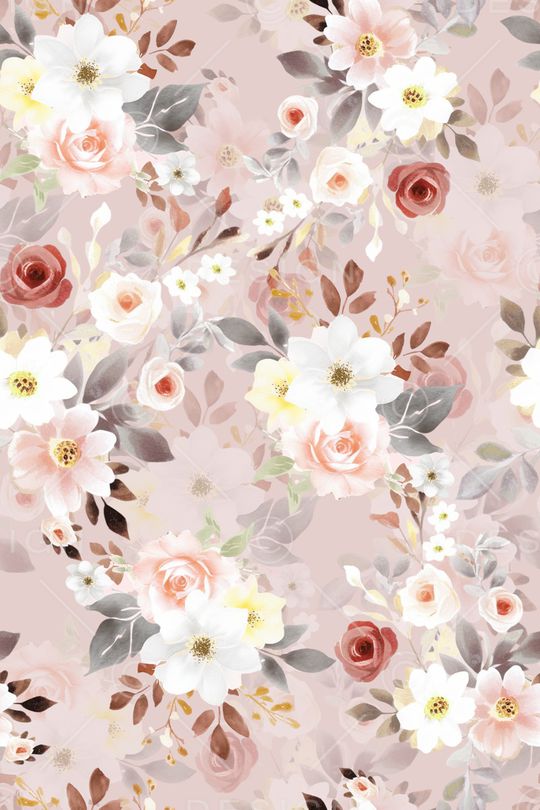 满版散花印花华亿平台图片