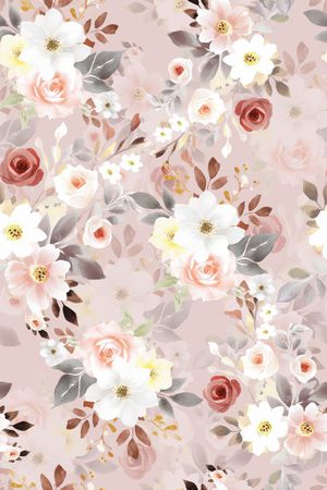 满版散花印花华亿平台图片