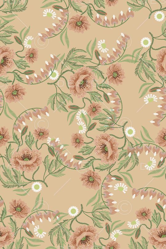 复古印花华亿平台图片