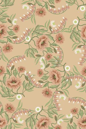 复古印花华亿平台图片